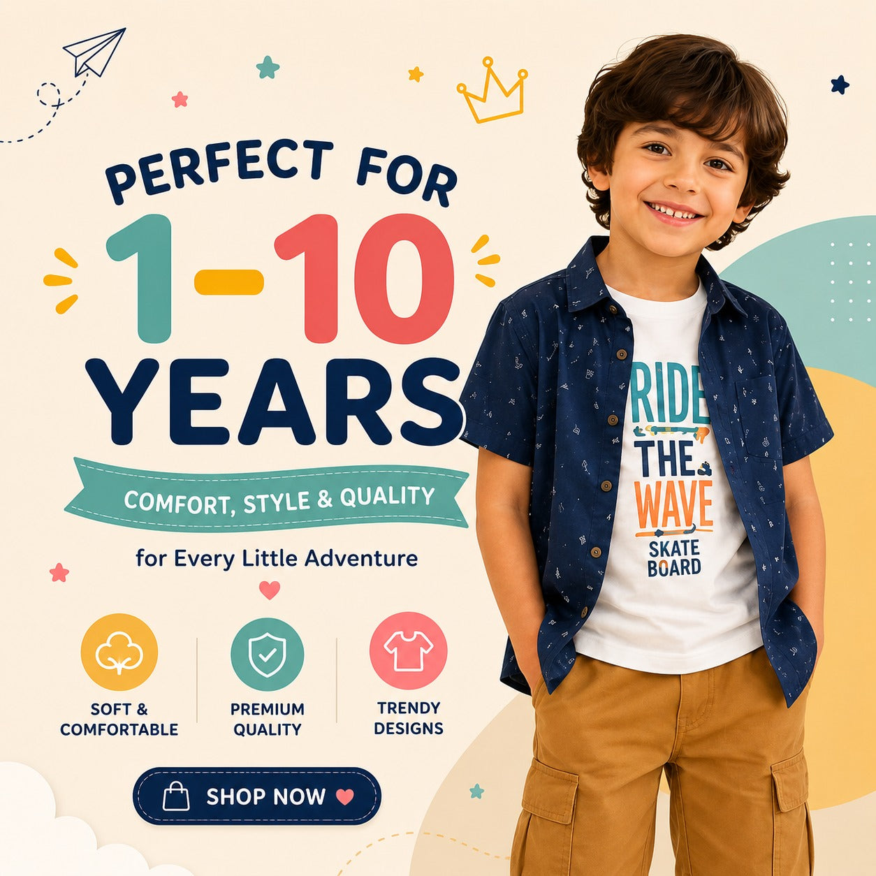 Perfect for 1–10 Years