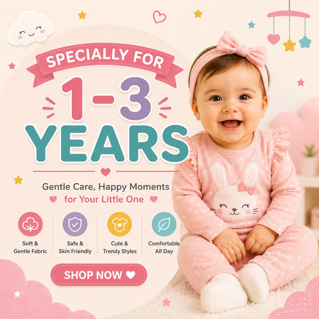 Specially for 1–3 Years