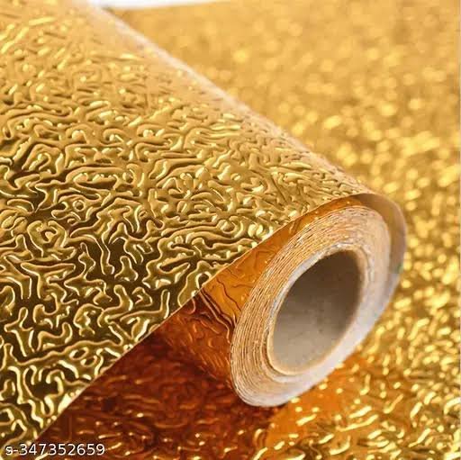 Golden Foil Sheet 40cm x 200cm