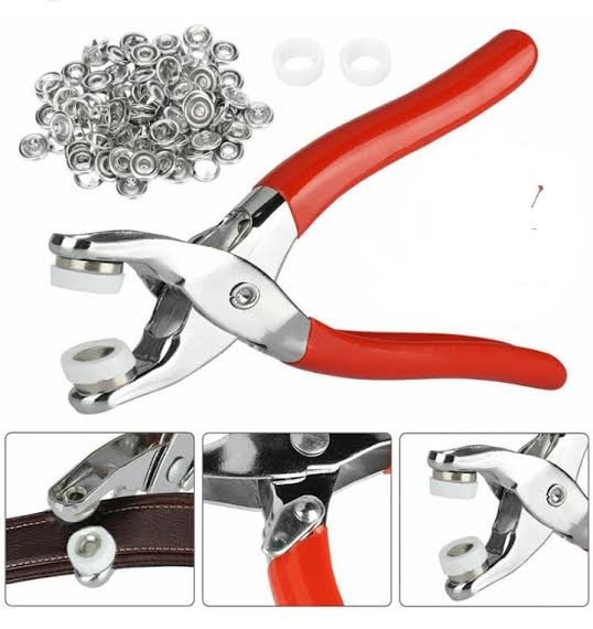 Metal Titch Button Machine with 50 Buttons (Minimum Order Quantity 1 Carton 200 PCs)