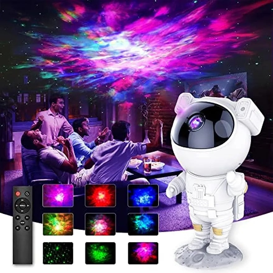 Astronaut Star Projector & Night Sky Lamp