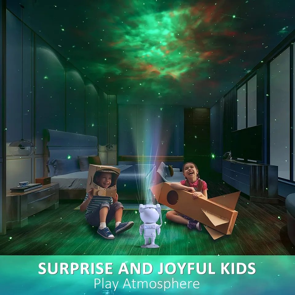 Astronaut Star Projector & Night Sky Lamp