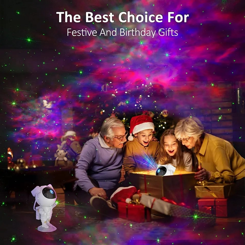 Astronaut Star Projector & Night Sky Lamp