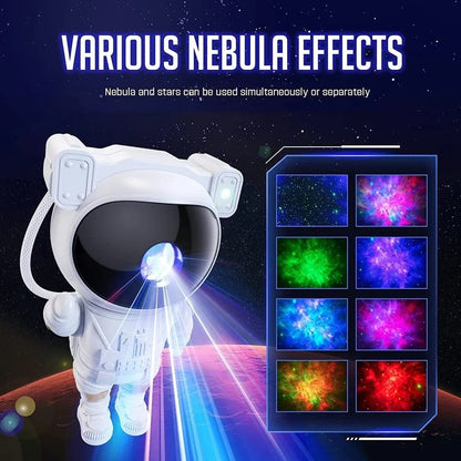 Astronaut Star Projector & Night Sky Lamp