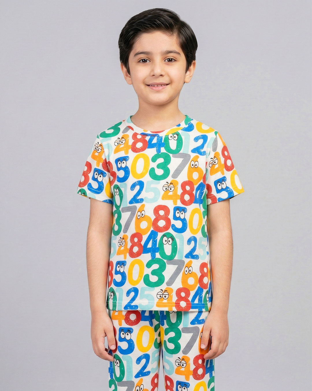 Numbers Snug Kids Pajama Set