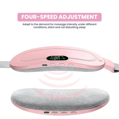 Rechargeable Heating Belt – Fast Heat & Massage for Back or Belly