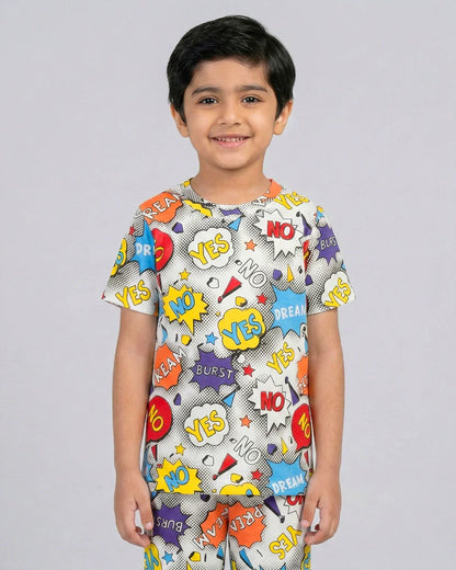 Pop Art Print Pajama Set