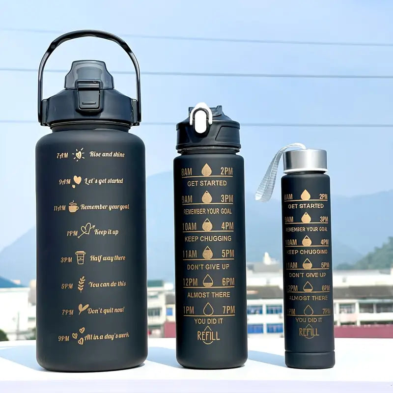 Pack of 3 Leak-Proof Sports Bottles