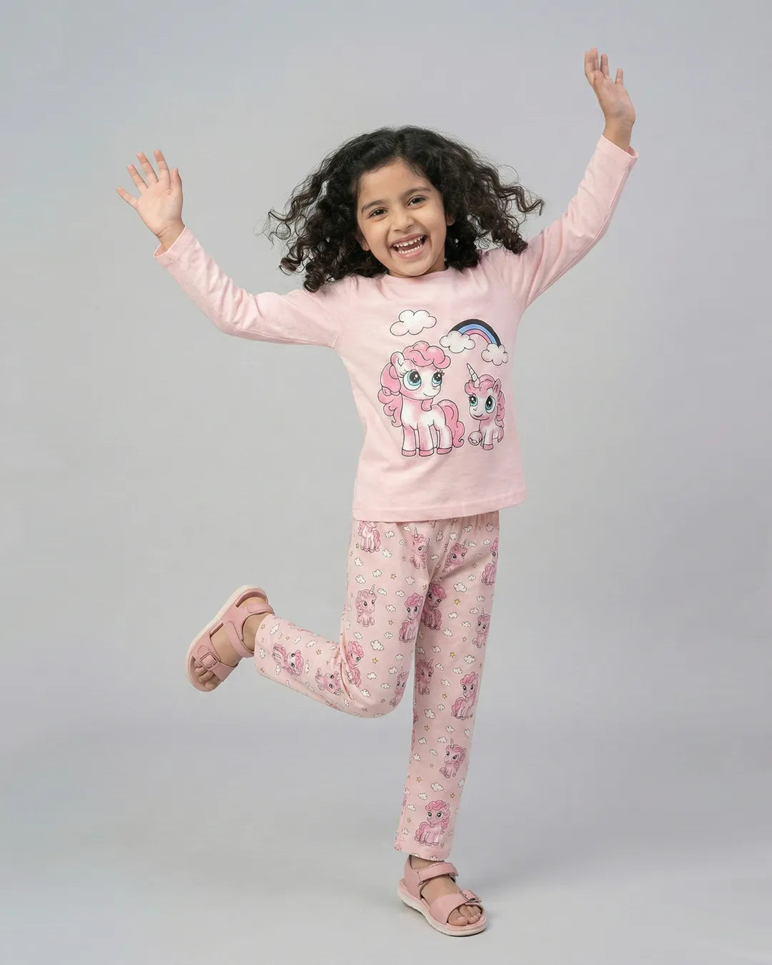Cute Pony & Unicorn Pajama Set 🌈🐴