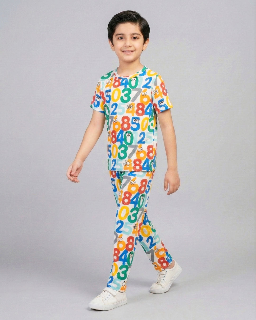 Numbers Snug Kids Pajama Set