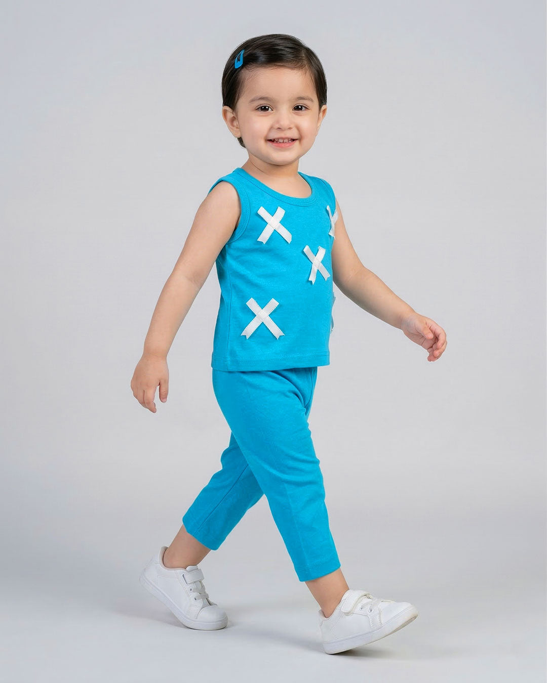 Sky Blue Bow Set