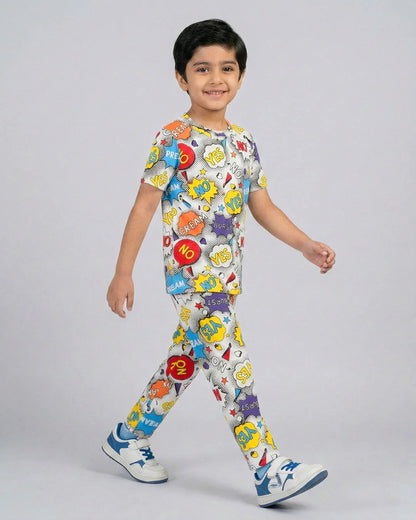 Pop Art Print Pajama Set