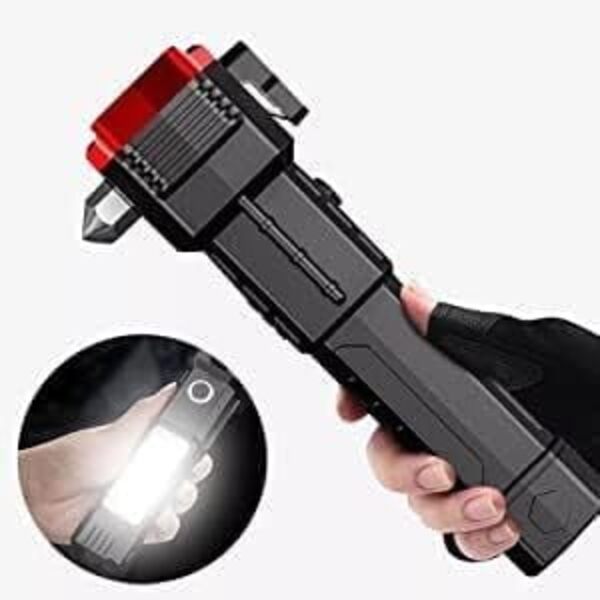 8-in-1 Rechargeable LED Flashlight
