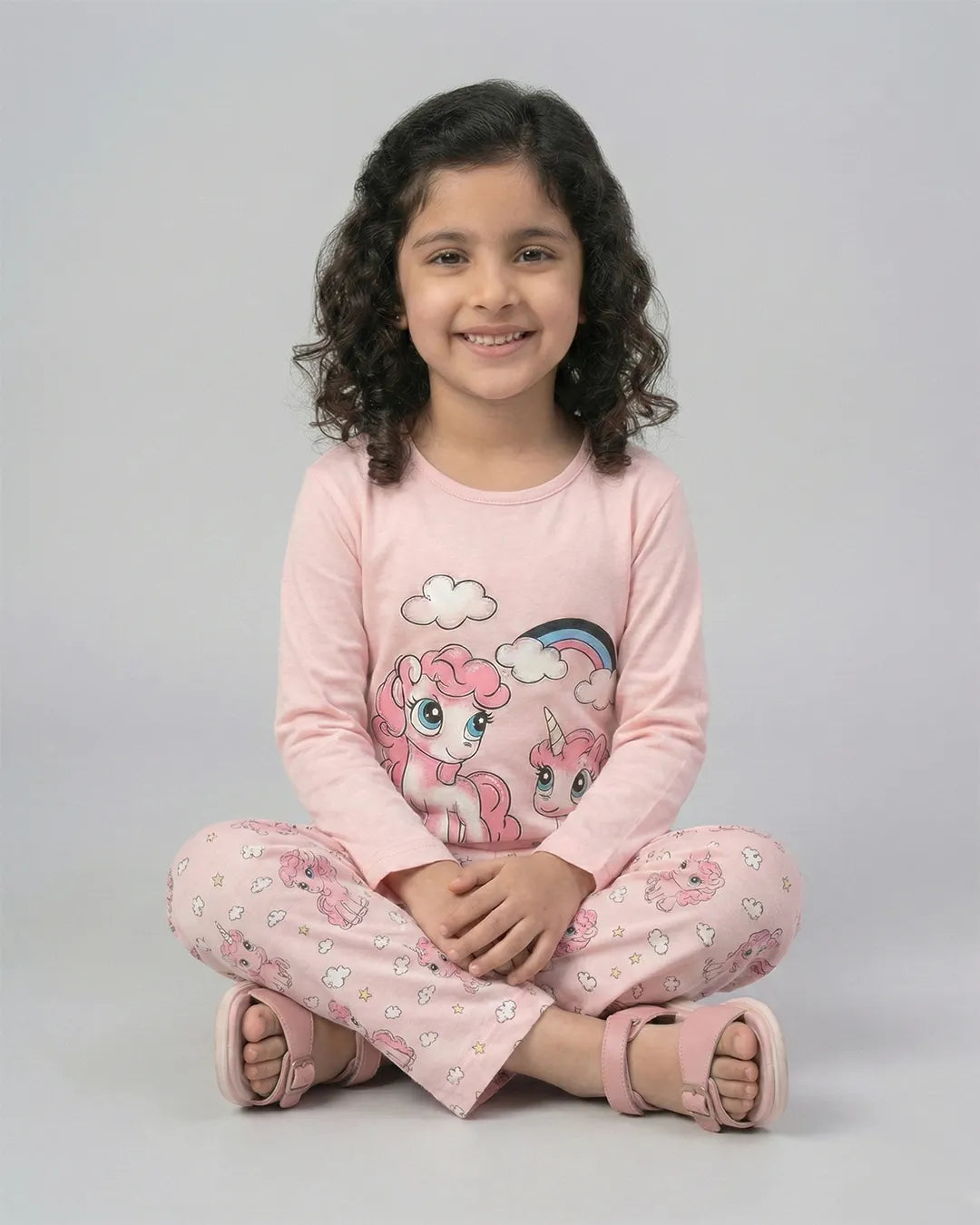 Cute Pony & Unicorn Pajama Set 🌈🐴