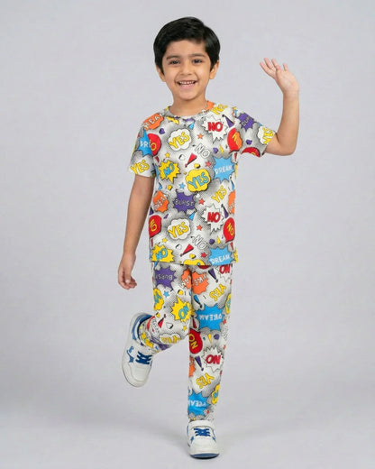 Pop Art Print Pajama Set
