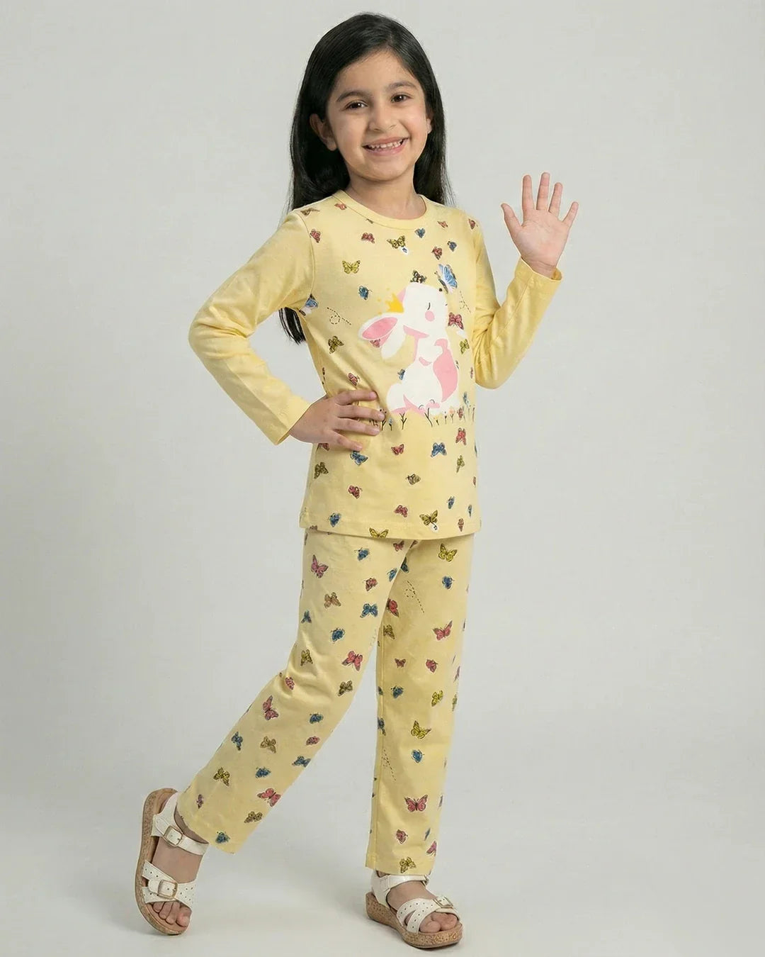 Yellow Butterfly Kidswear