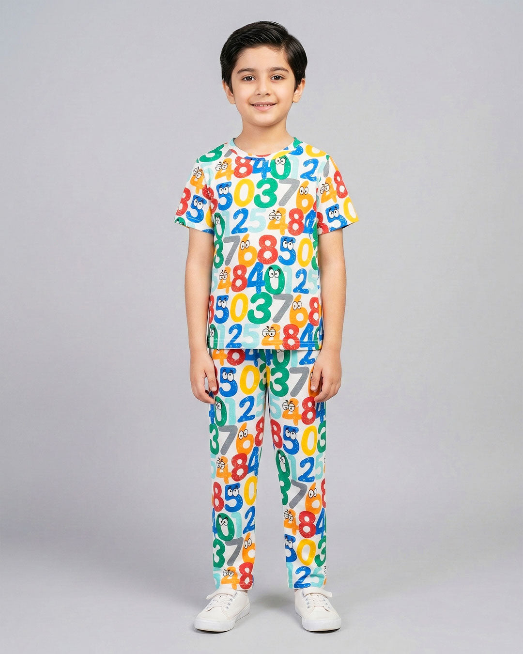 Numbers Snug Kids Pajama Set