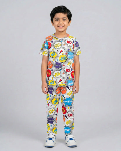 Pop Art Print Pajama Set