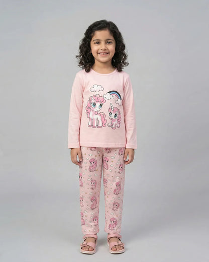 Cute Pony & Unicorn Pajama Set 🌈🐴