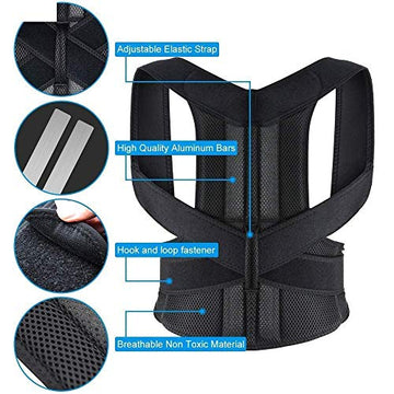 Posture Support Belt – Back & Shoulder Alignment Strap