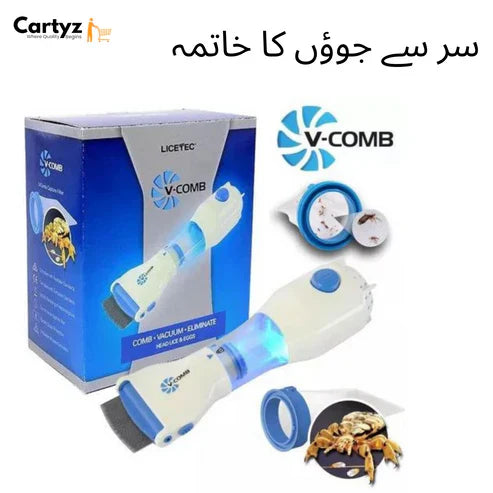 Electric V-Comb Head Lice Remover