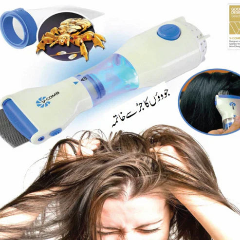 Electric V-Comb Head Lice Remover