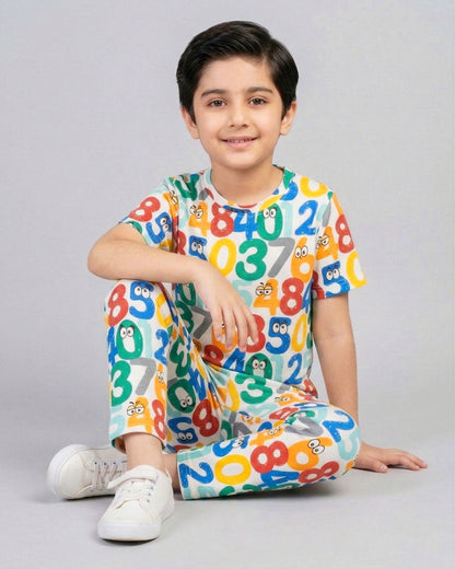 Numbers Snug Kids Pajama Set