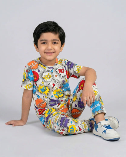 Pop Art Print Pajama Set