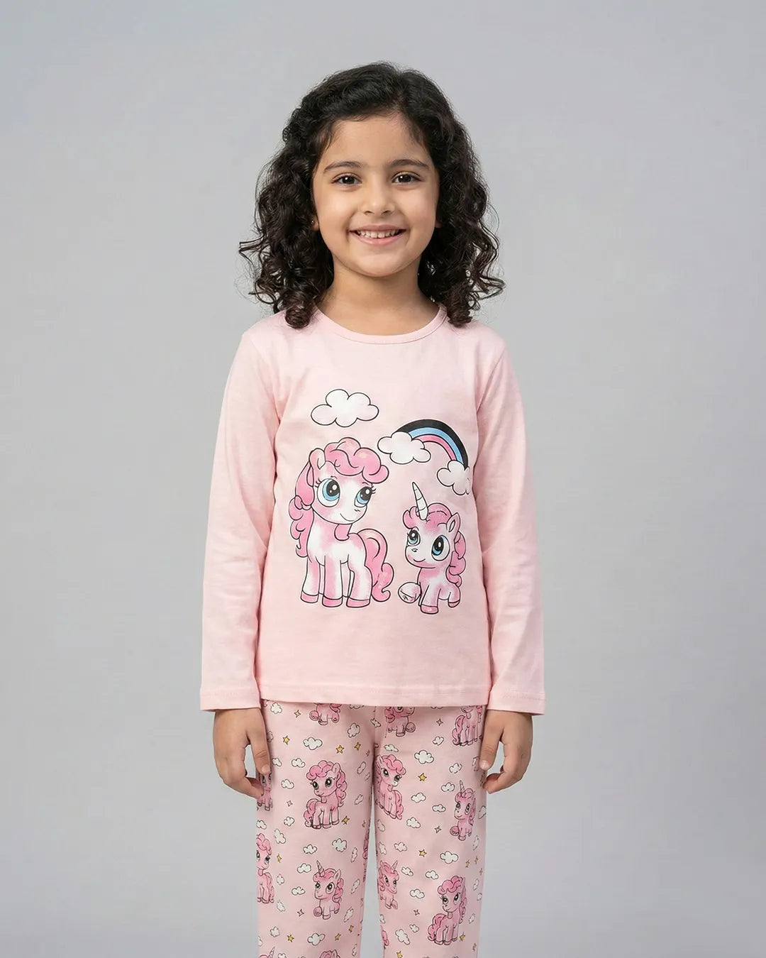 Cute Pony & Unicorn Pajama Set 🌈🐴