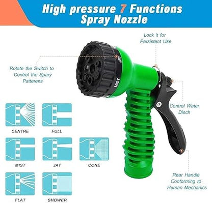 Expandable Magic Garden Hose with Spray