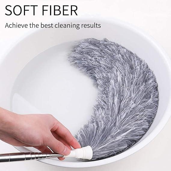 Telescopic Microfiber Fan Duster