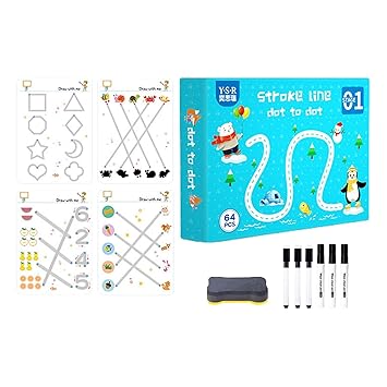 64-Page Kids Tracing & Writing Book