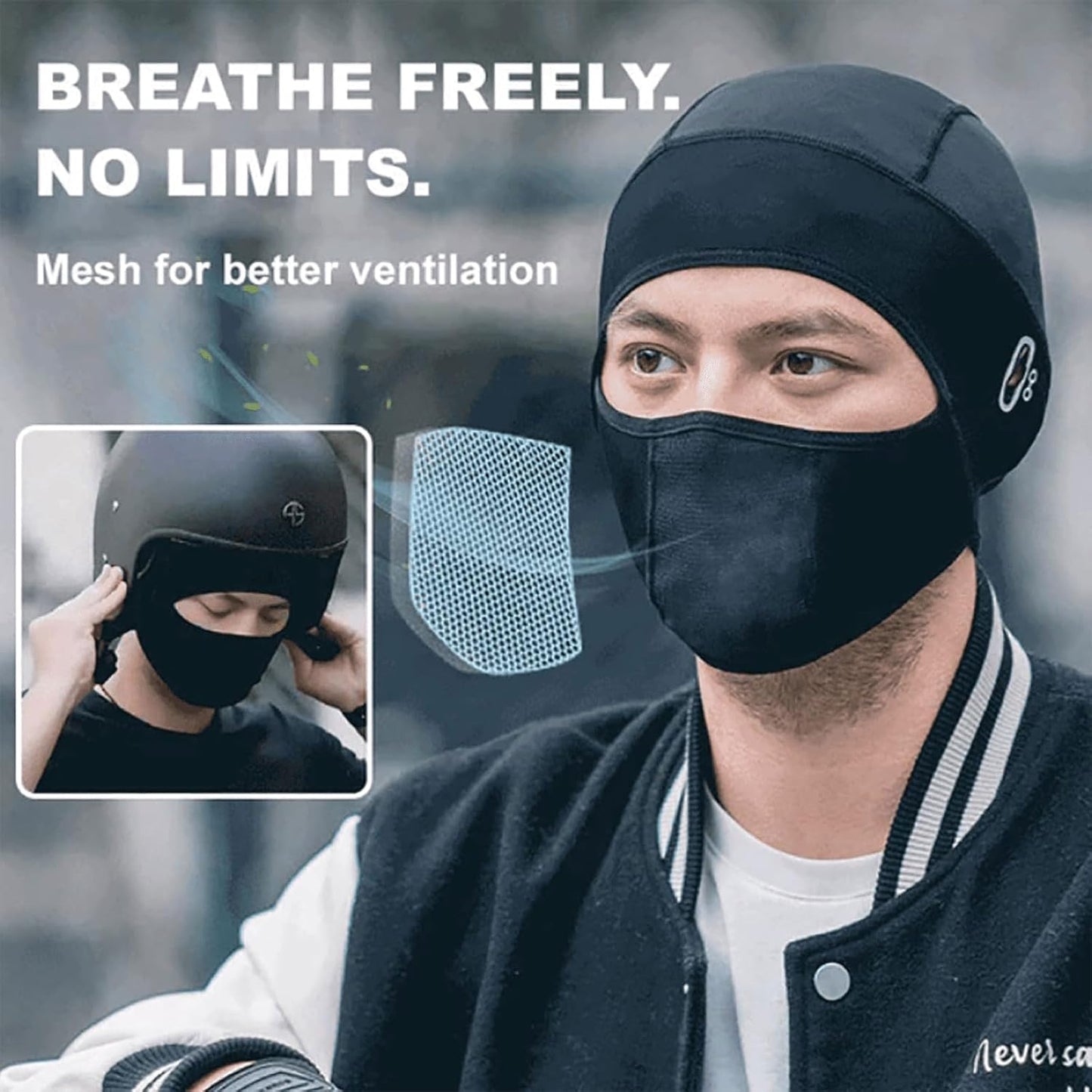 Ice Silk Face Protection Cycling Hood