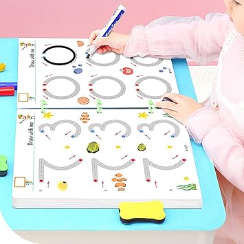 64-Page Kids Tracing & Writing Book