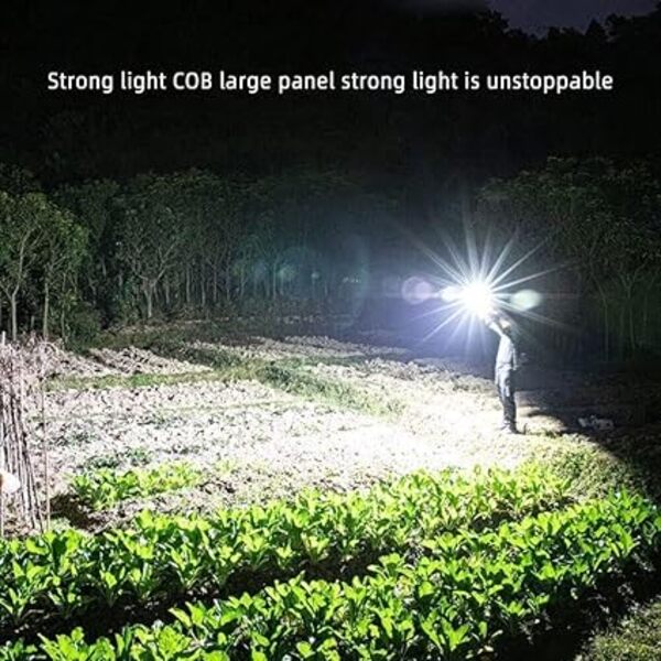 8-in-1 Rechargeable LED Flashlight