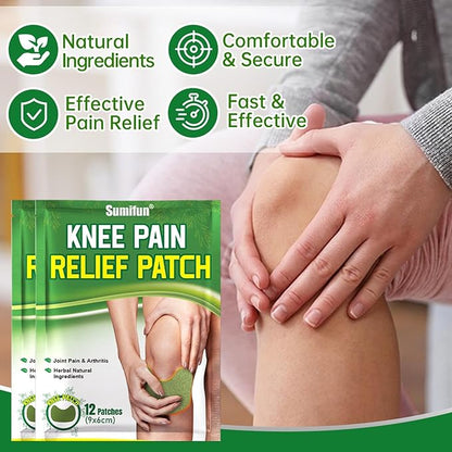 10 Pcs Pain Relief Patches – For Knee, Back & Joint Pain