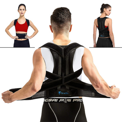 Posture Support Belt – Back & Shoulder Alignment Strap