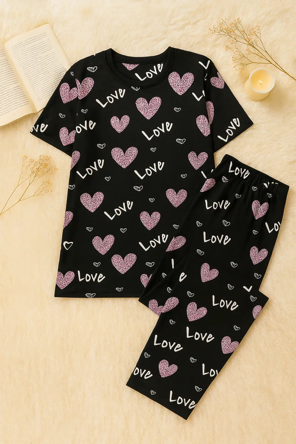 BLACK LOVE HEART