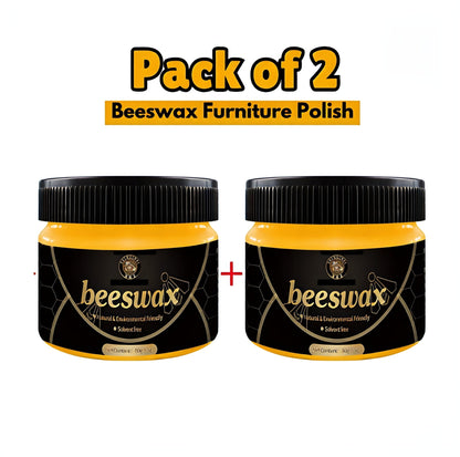 2 Pack (85g) - Beeswax Wood Wax & Furniture Polish