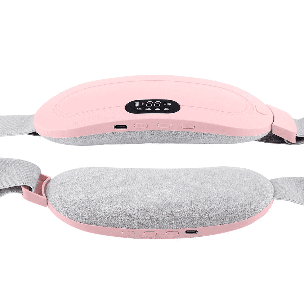 Rechargeable Heating Belt – Fast Heat & Massage for Back or Belly