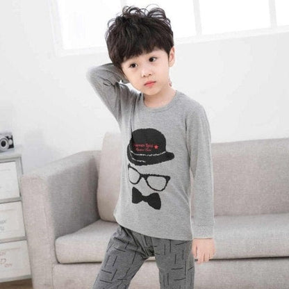 Little Detective Pajama Set – Grey