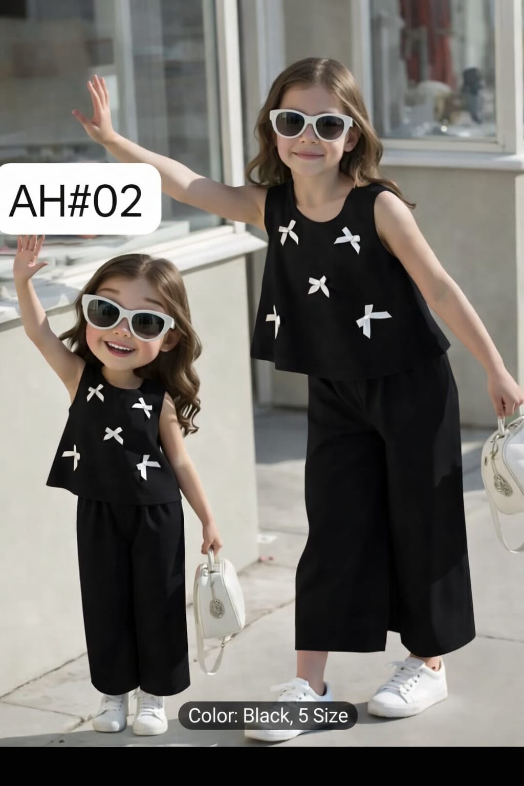 Black Midnight Bow Set