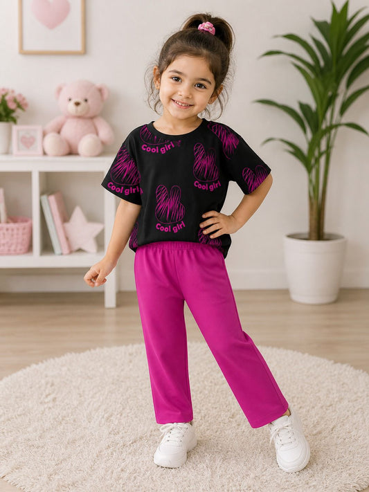 Balck Pink Cool Girls