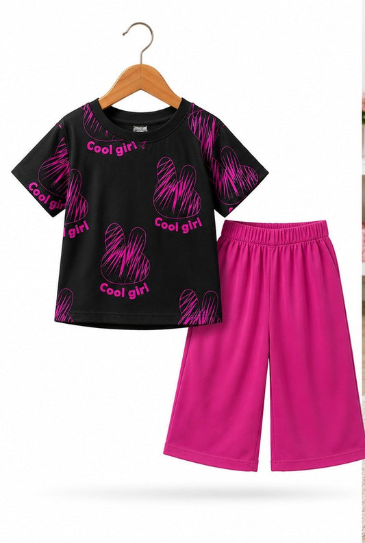 Balck Pink Cool Girls