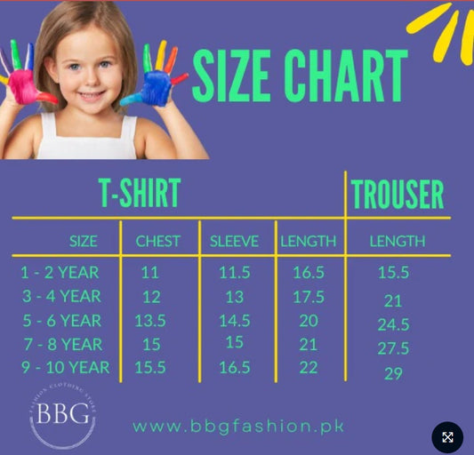 Leopard Printed Kids Set - T-Shirt and Pants