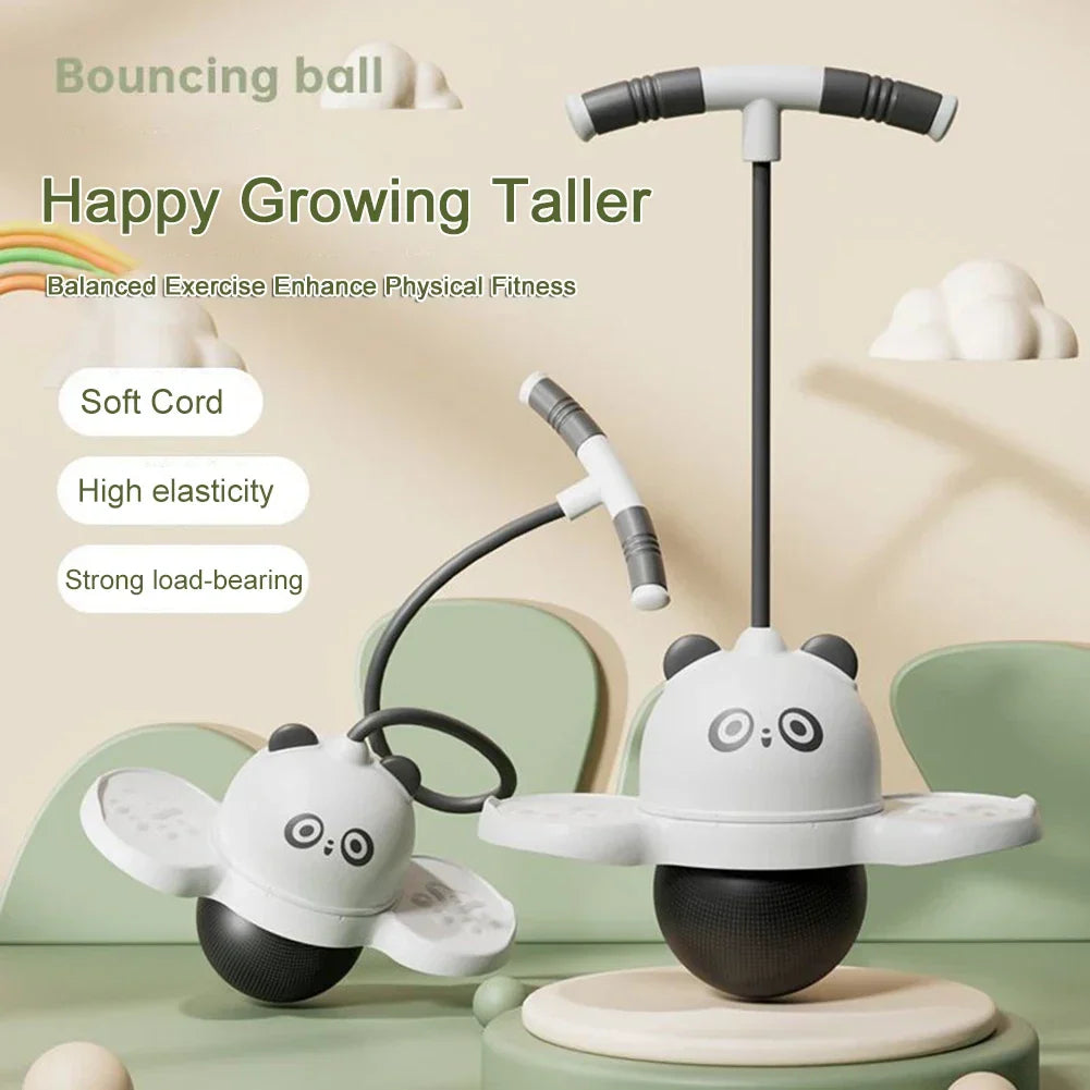 Panda Jumping Ball with Handle – Fun Outdoor Bouncing Toy